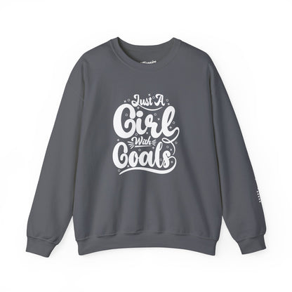 Just a Girl with Goals Unisex Crewneck Sweatshirt