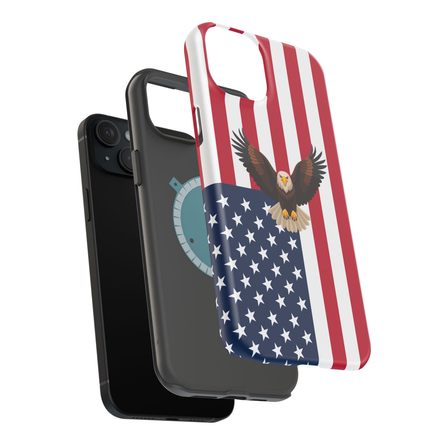 American Flag Magnetic Eagle Phone Case