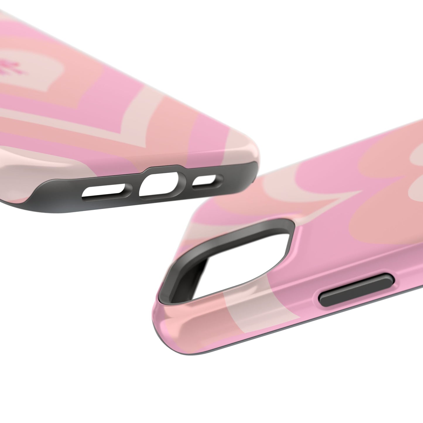 Pink Bow & Big Hearts MagSafe iPhone® Case