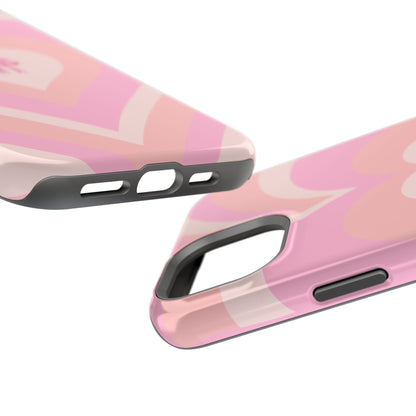 Pink Bow & Big Hearts MagSafe iPhone® Case