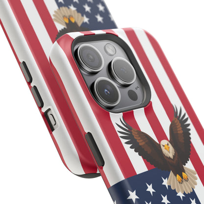 American Flag Magnetic Eagle Phone Case