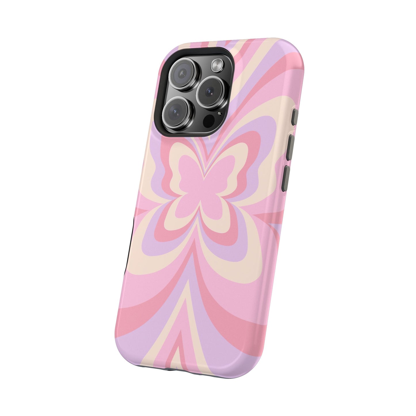 Pink Bow & Butterfly MagSafe iPhone® Case