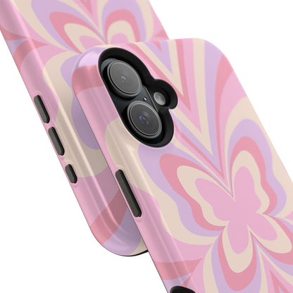 Pink Bow & Butterfly MagSafe iPhone® Case