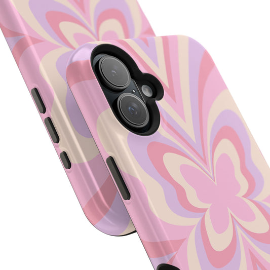 Pink Bow & Butterfly MagSafe iPhone® Case