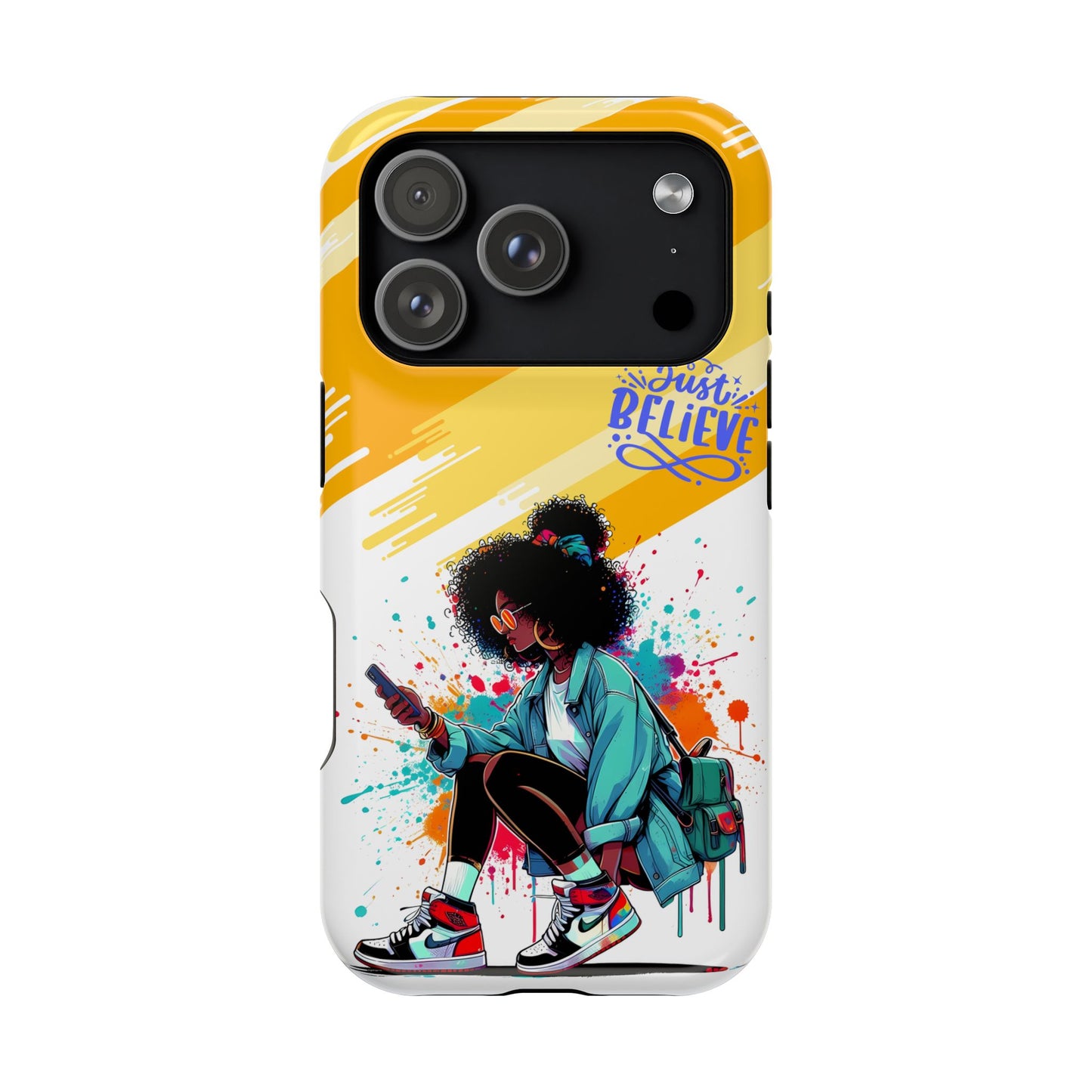 Black Girl Believe MagSafe iPhone® Case