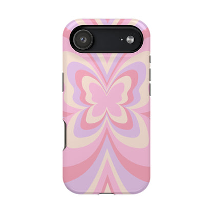 Pink Bow & Butterfly MagSafe iPhone® Case
