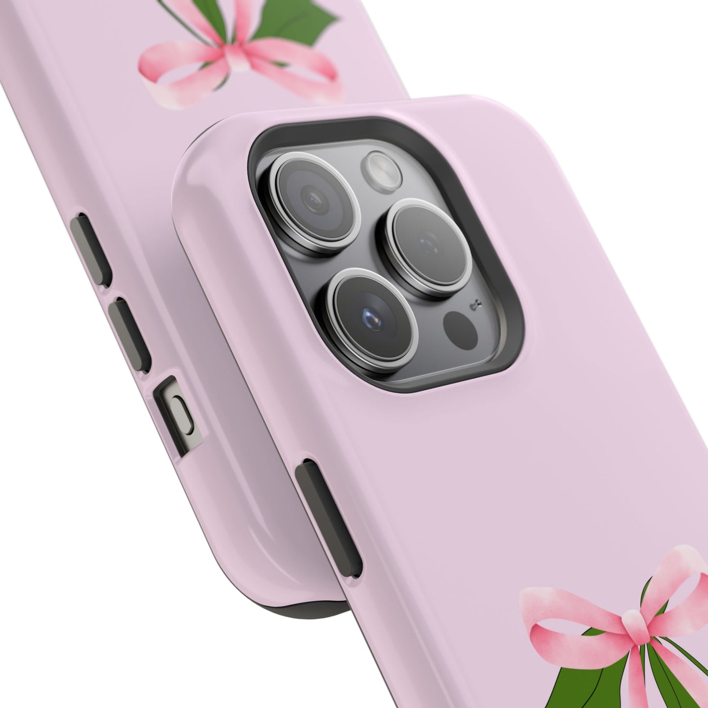 Pink Bow & Cherry MagSafe iPhone® Case