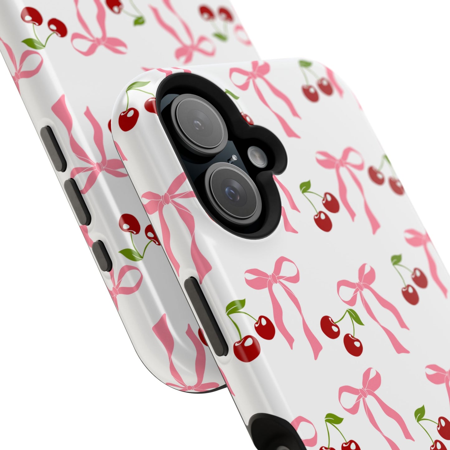 Pink Bows & Cherry MagSafe iPhone® Case