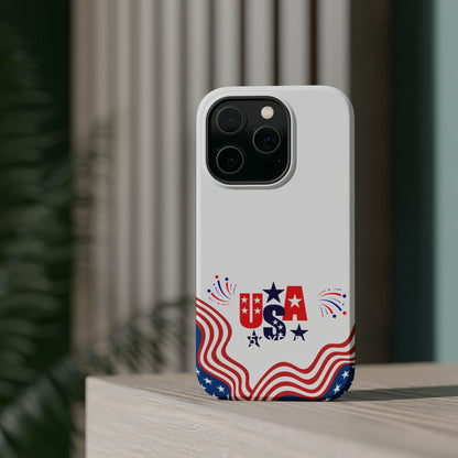 Patriotic Magnetic Phone Case 250 Years Anniversary USA Design