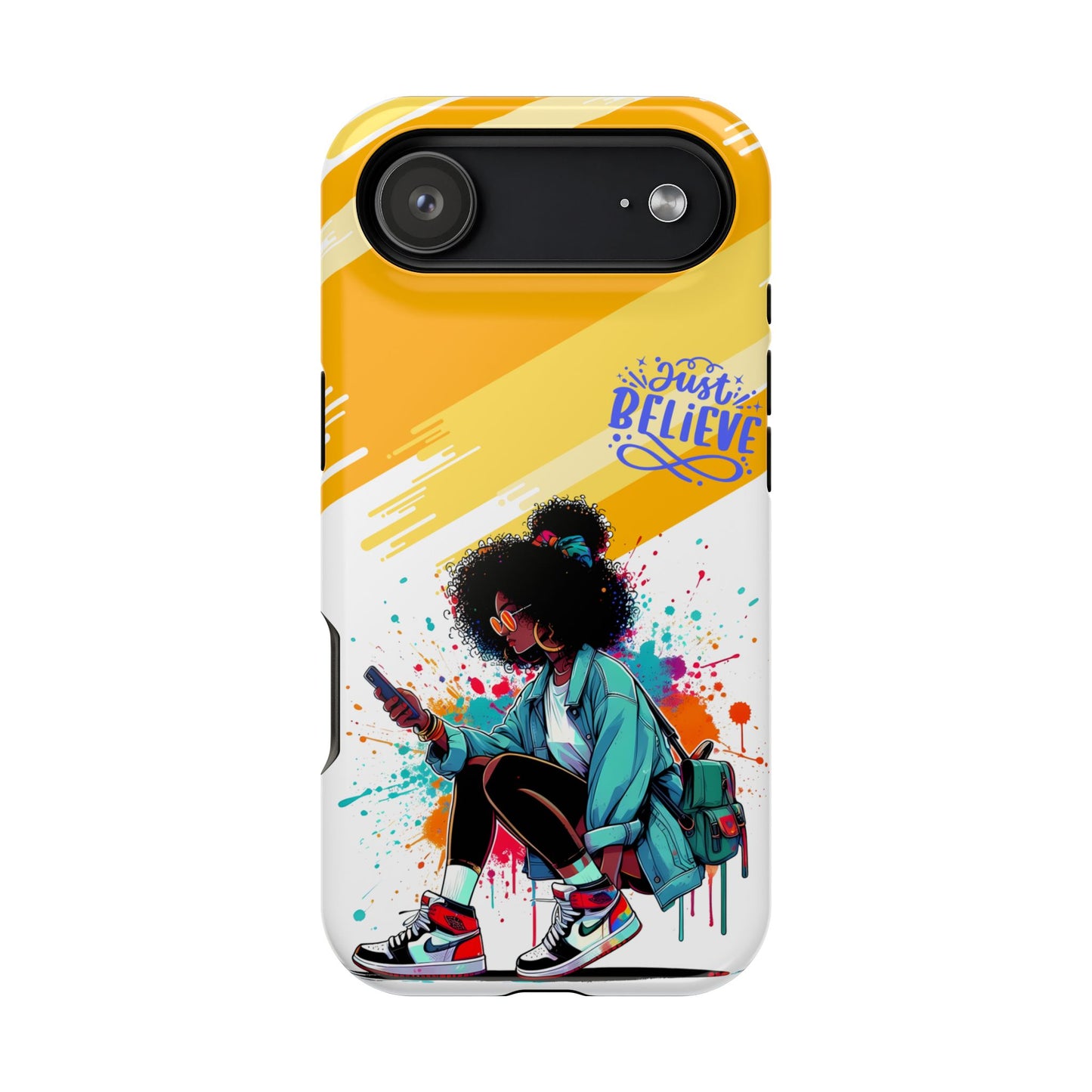 Black Girl Believe MagSafe iPhone® Case