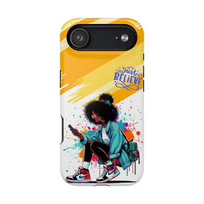 Black Girl Believe MagSafe iPhone® Case