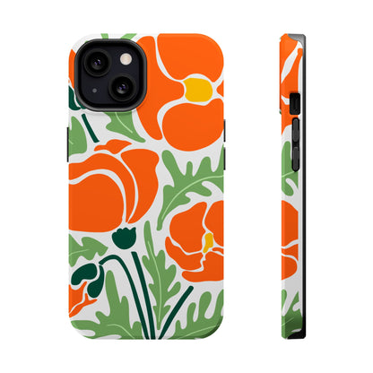Orange Daisy MagSafe iPhone® Case
