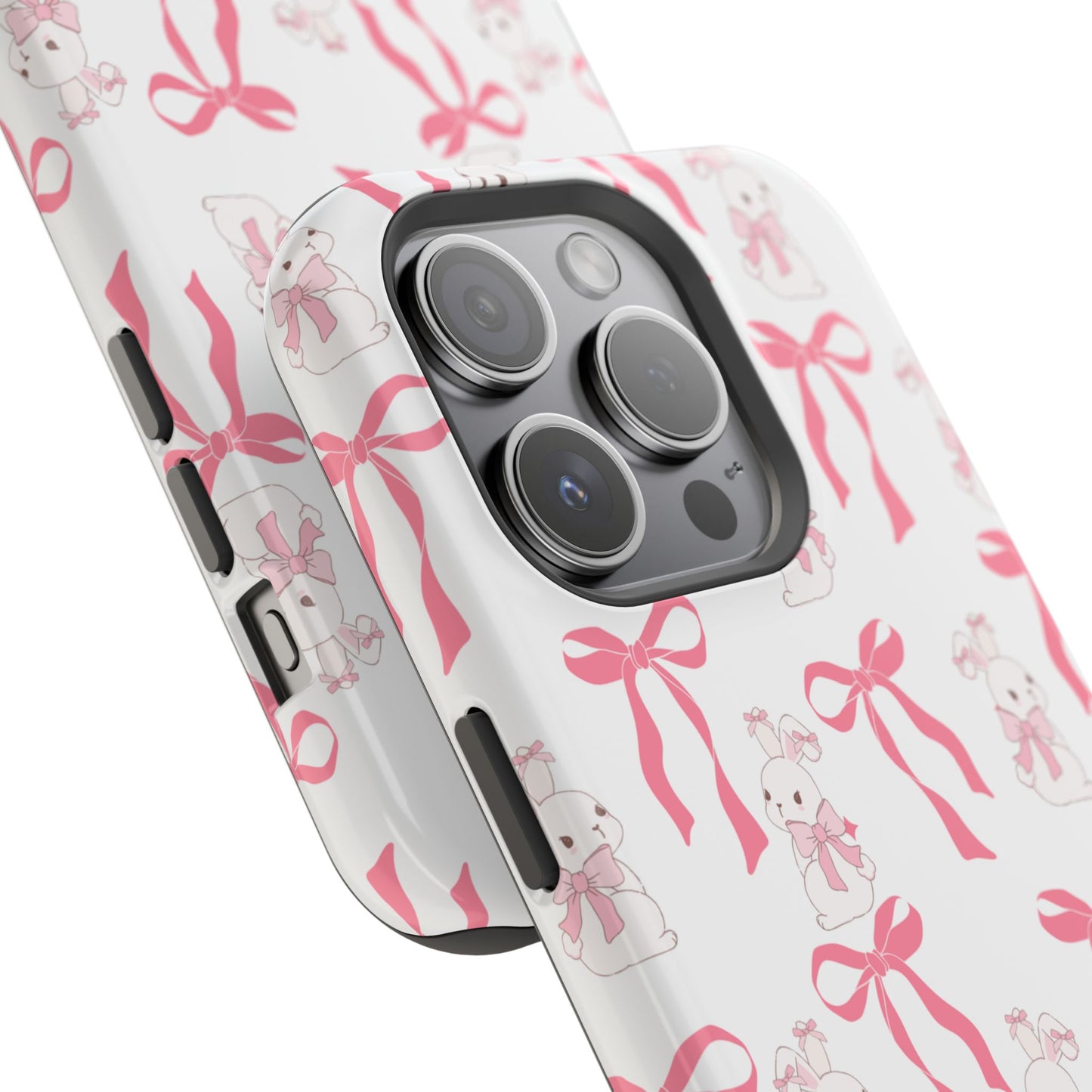 Pink Bows & Bunnies MagSafe iPhone® Case