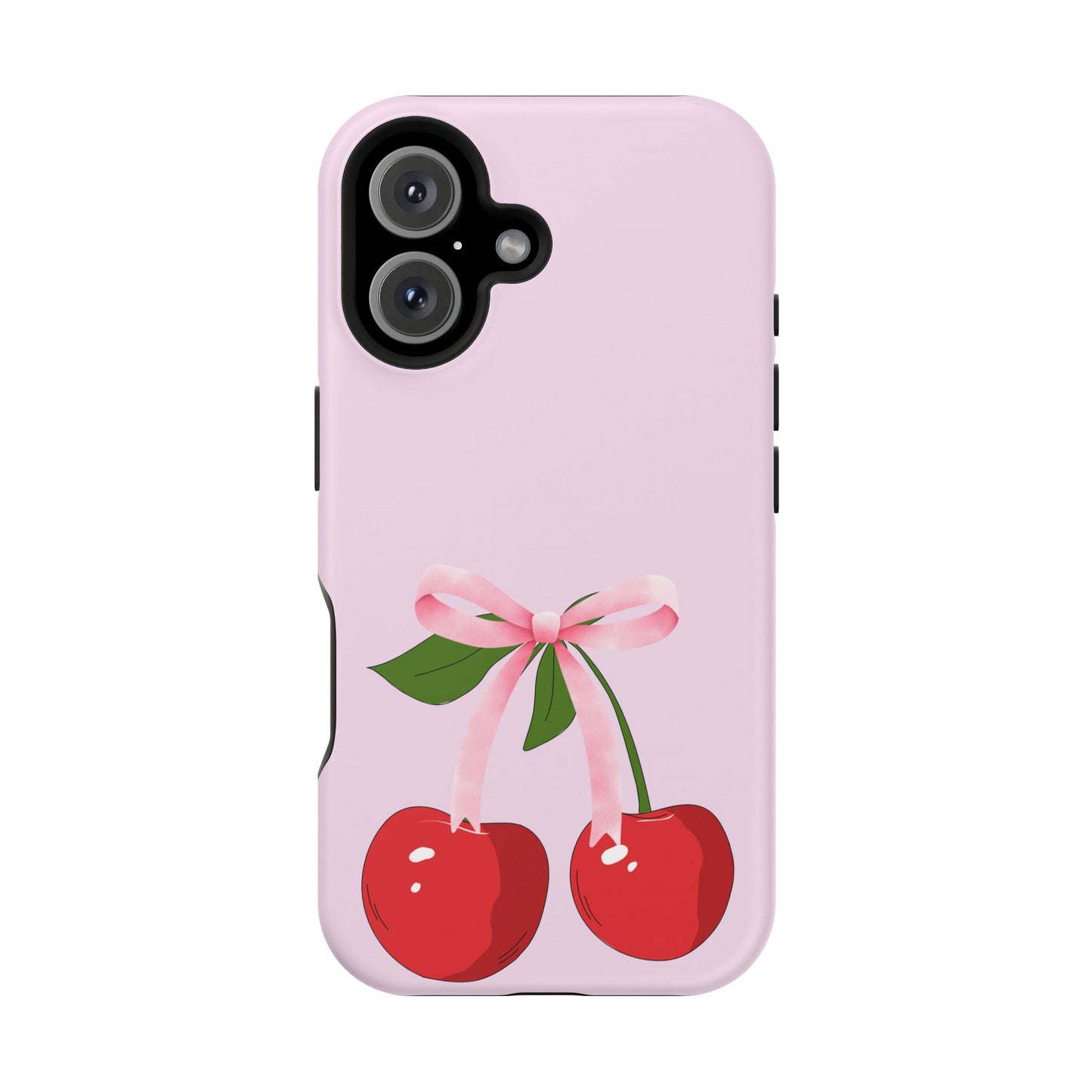 Pink Bow & Cherry MagSafe iPhone® Case
