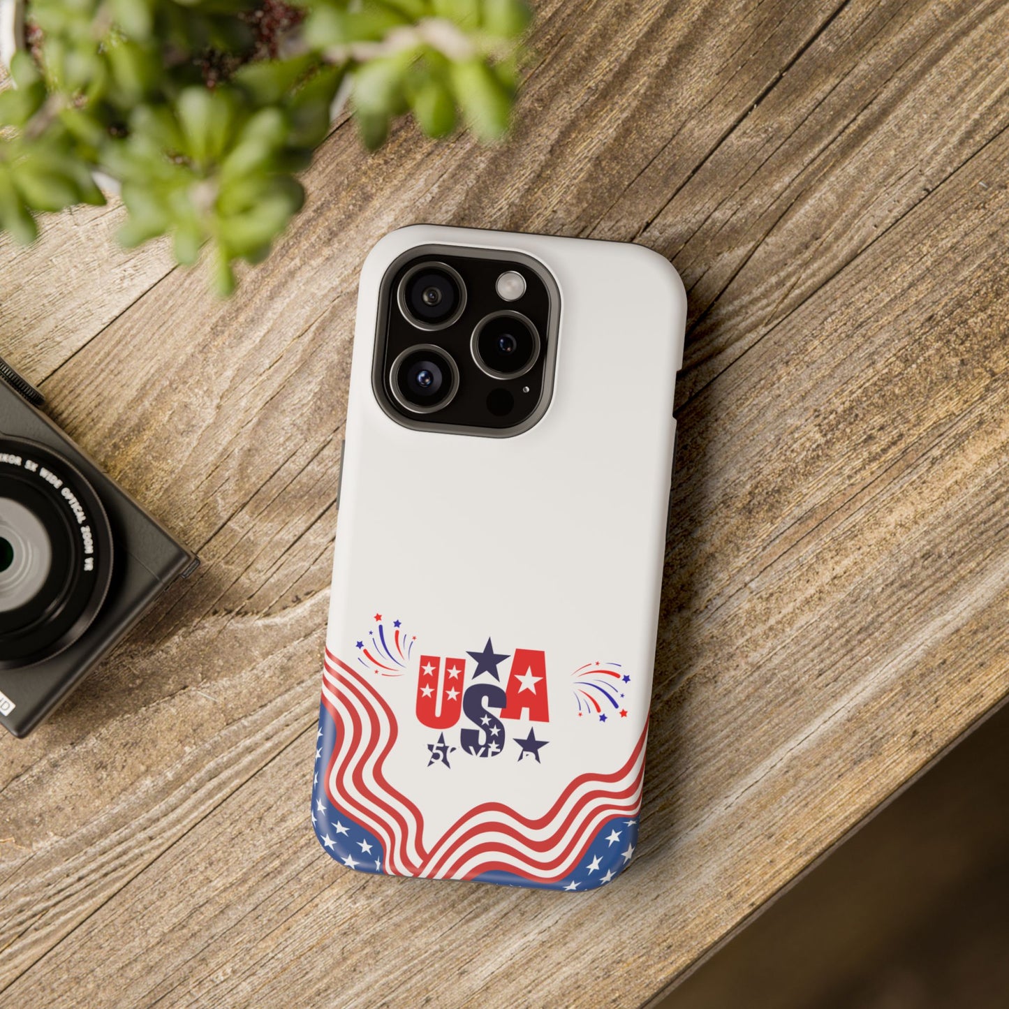 Patriotic Magnetic Phone Case 250 Years Anniversary USA Design
