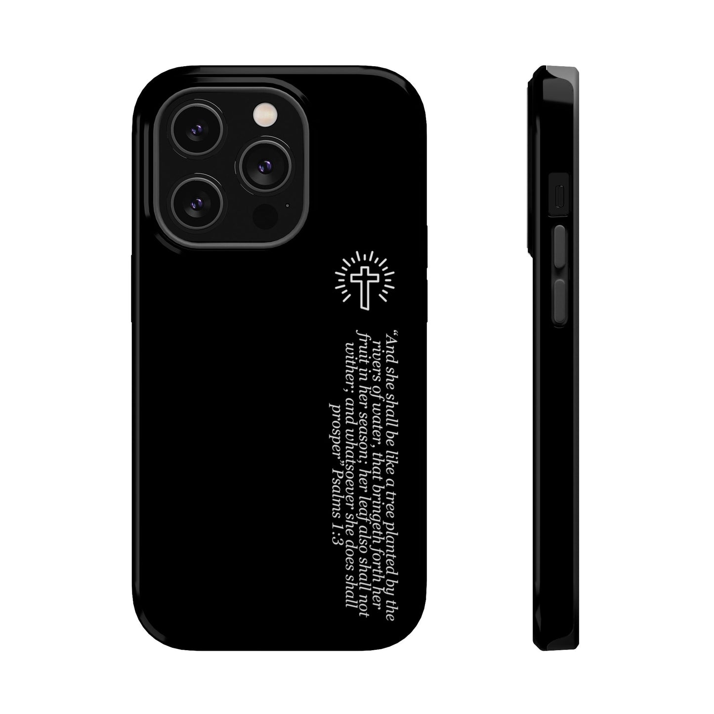 She Shall be Planted MagSafe iPhone® Case Black