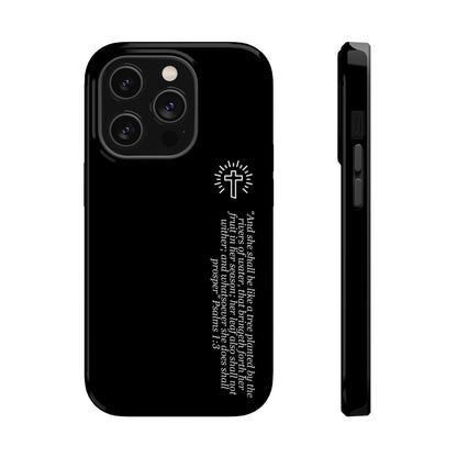 She Shall be Planted MagSafe iPhone® Case Black
