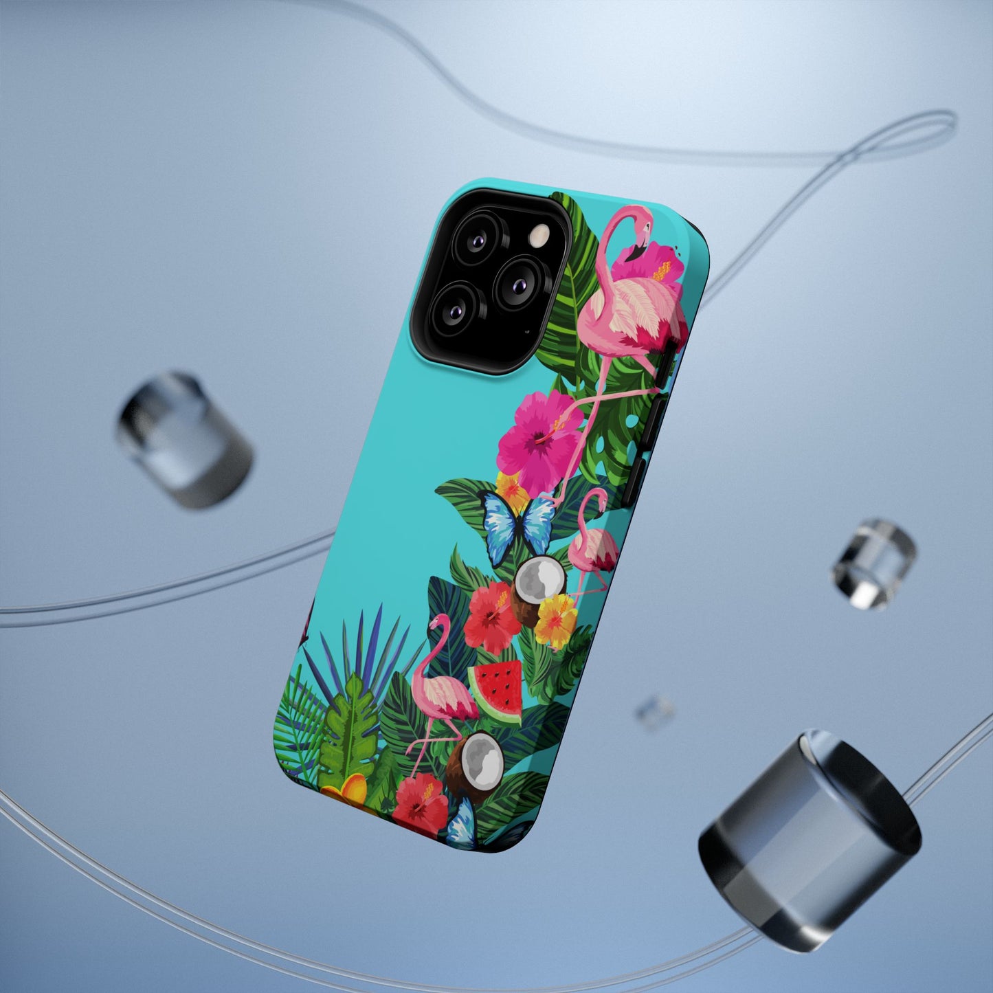 Pink Flamingo MagSafe iPhone® Case