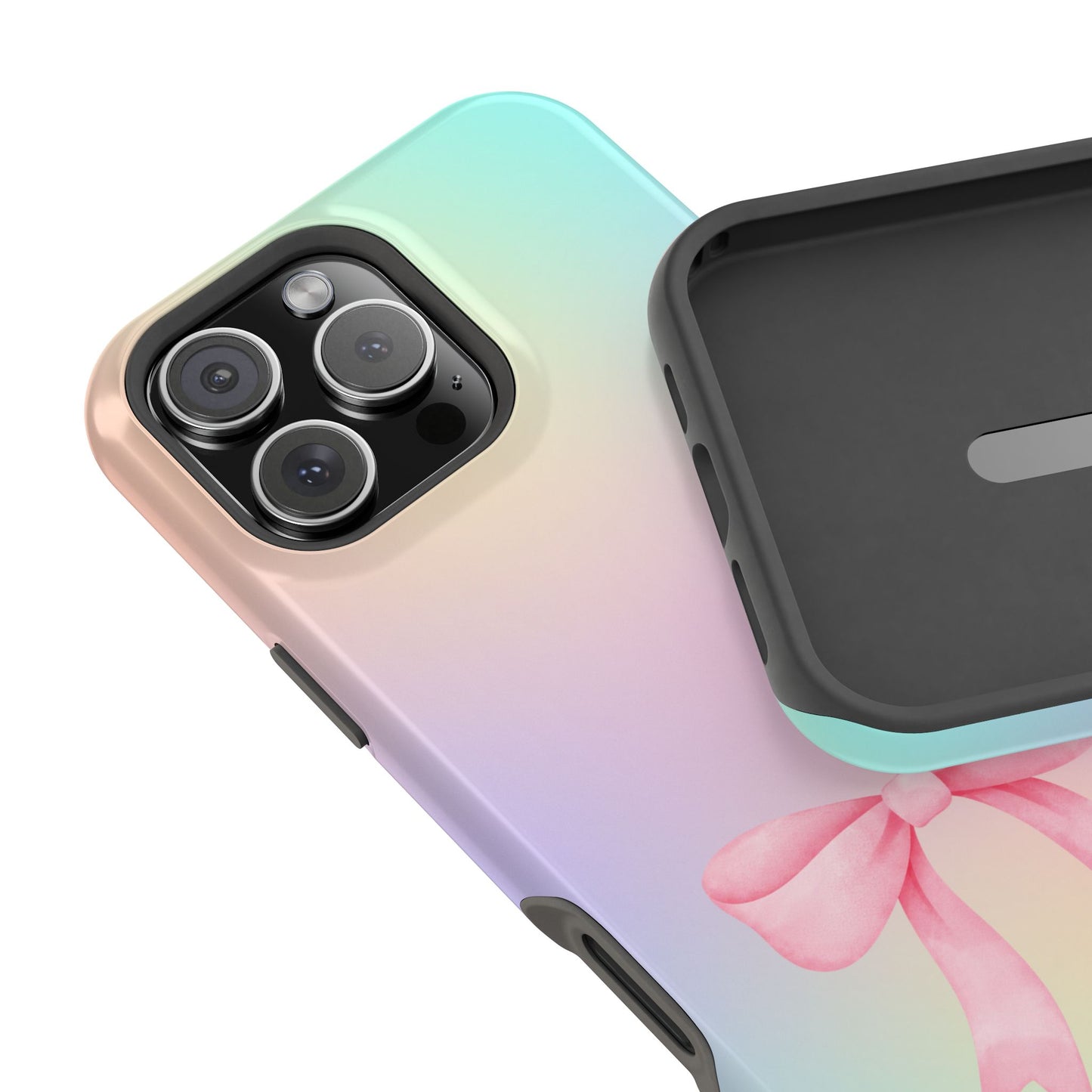 Pink Bow & Cotton Candy MagSafe iPhone® Case