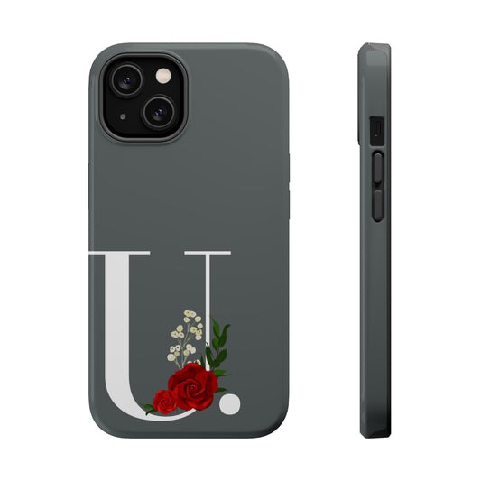 Personalized Letter U MagSafe iPhone® Case
