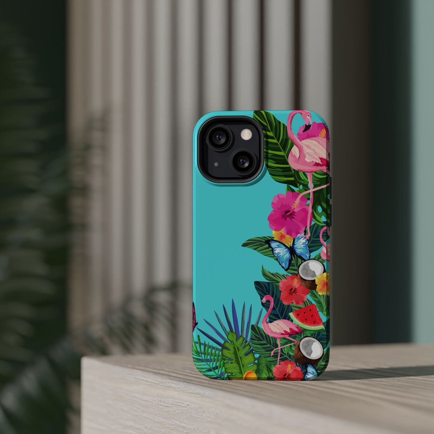 Pink Flamingo MagSafe iPhone® Case