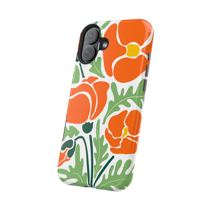 Orange Daisy MagSafe iPhone® Case