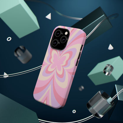 Pink Bow & Butterfly MagSafe iPhone® Case