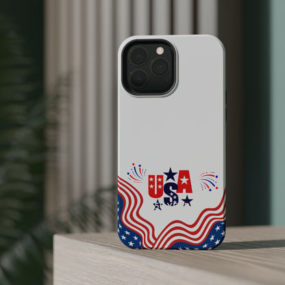 Patriotic Magnetic Phone Case 250 Years Anniversary USA Design