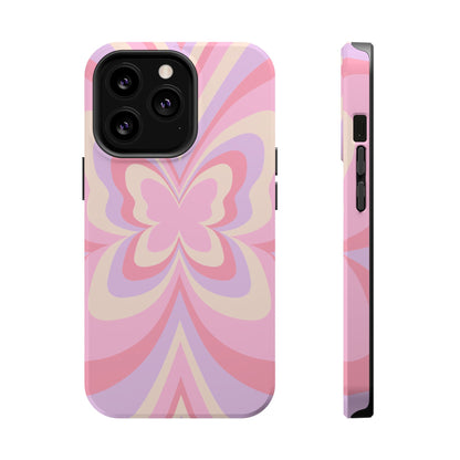 Pink Bow & Butterfly MagSafe iPhone® Case