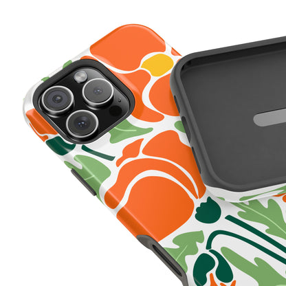 Orange Daisy MagSafe iPhone® Case