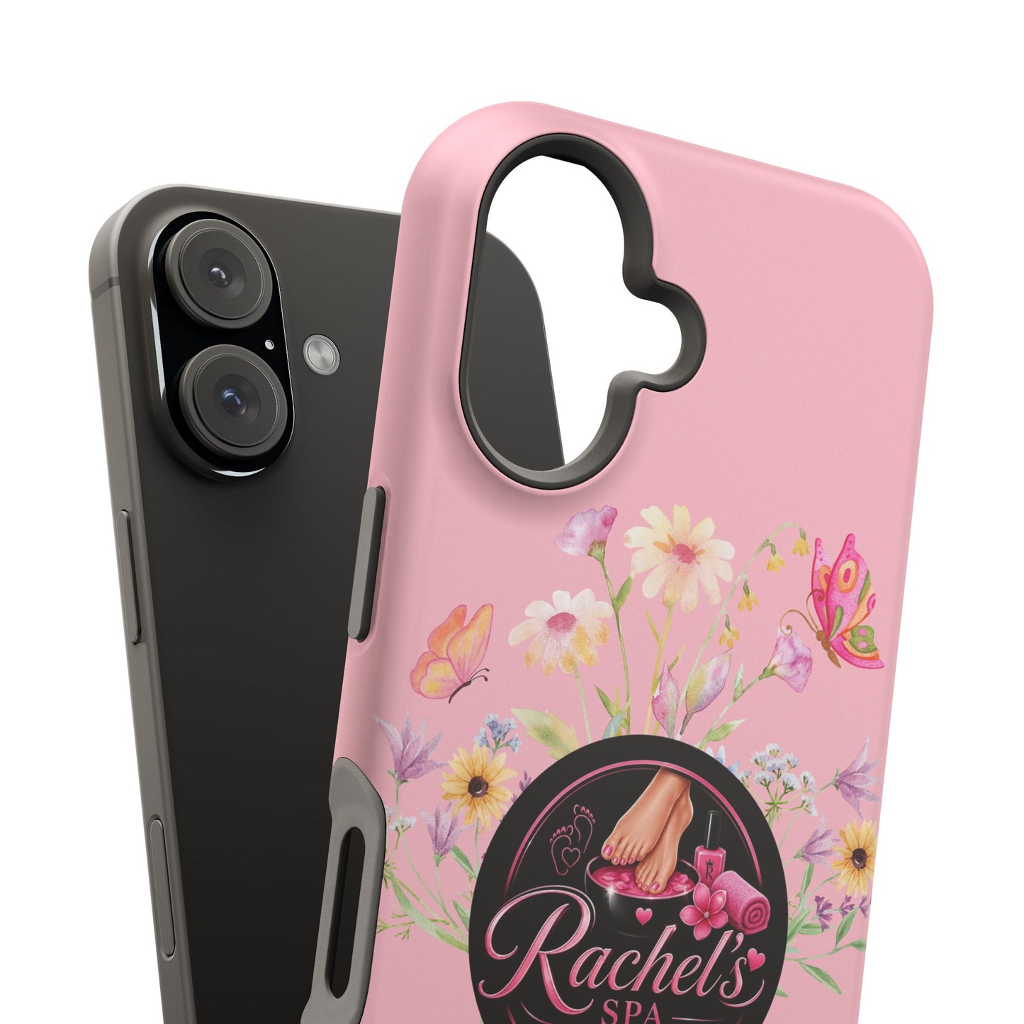 Pink Floral Rachel’s Spa Magnetic Impact-Resistant Case
