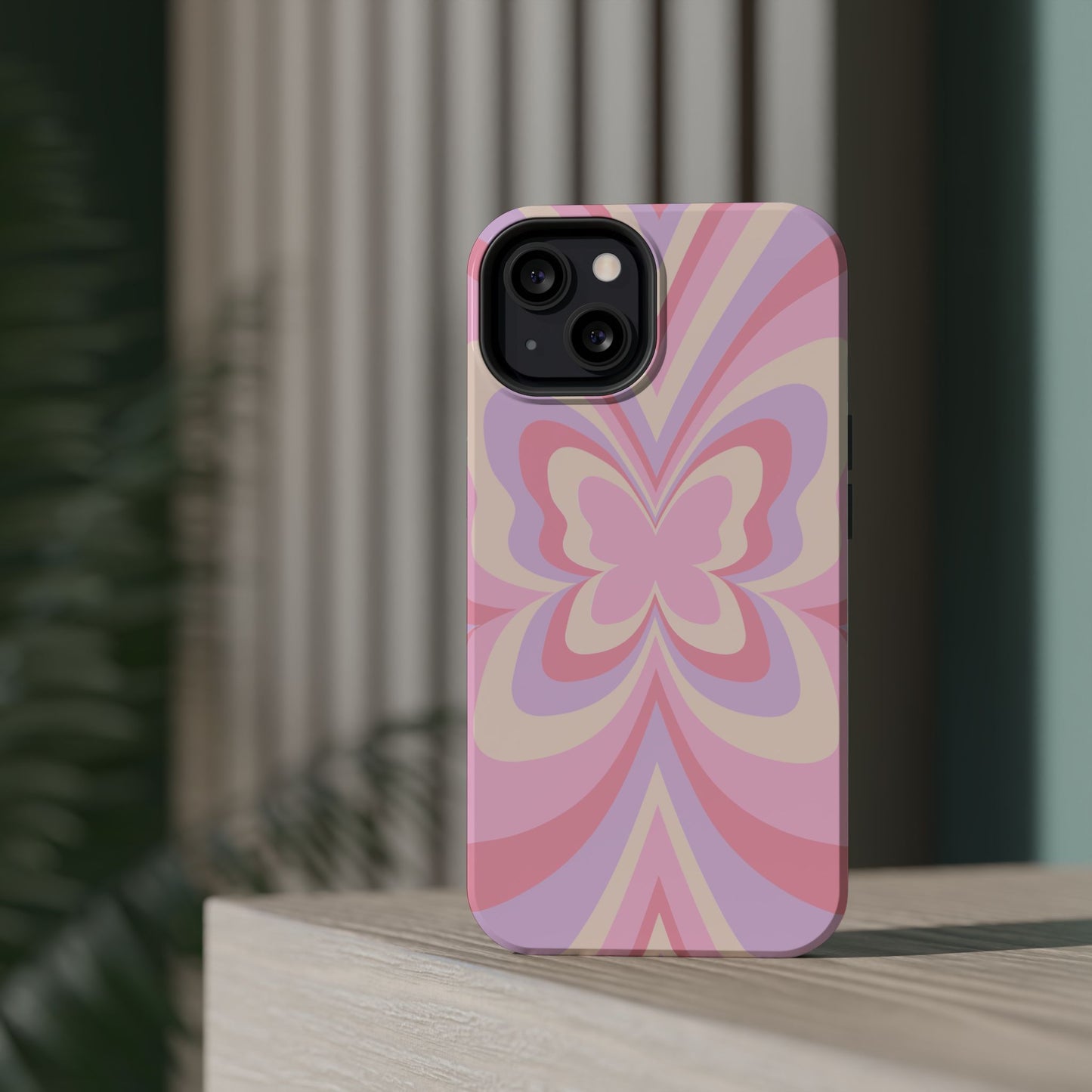Pink Bow & Butterfly MagSafe iPhone® Case