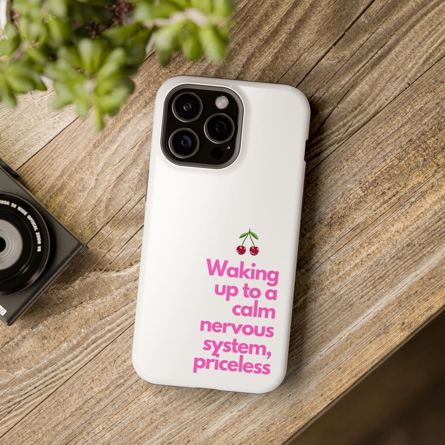 Stay Calm MagSafe iPhone® Case White