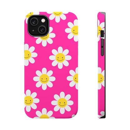 Pink Flowers MagSafe iPhone® Case