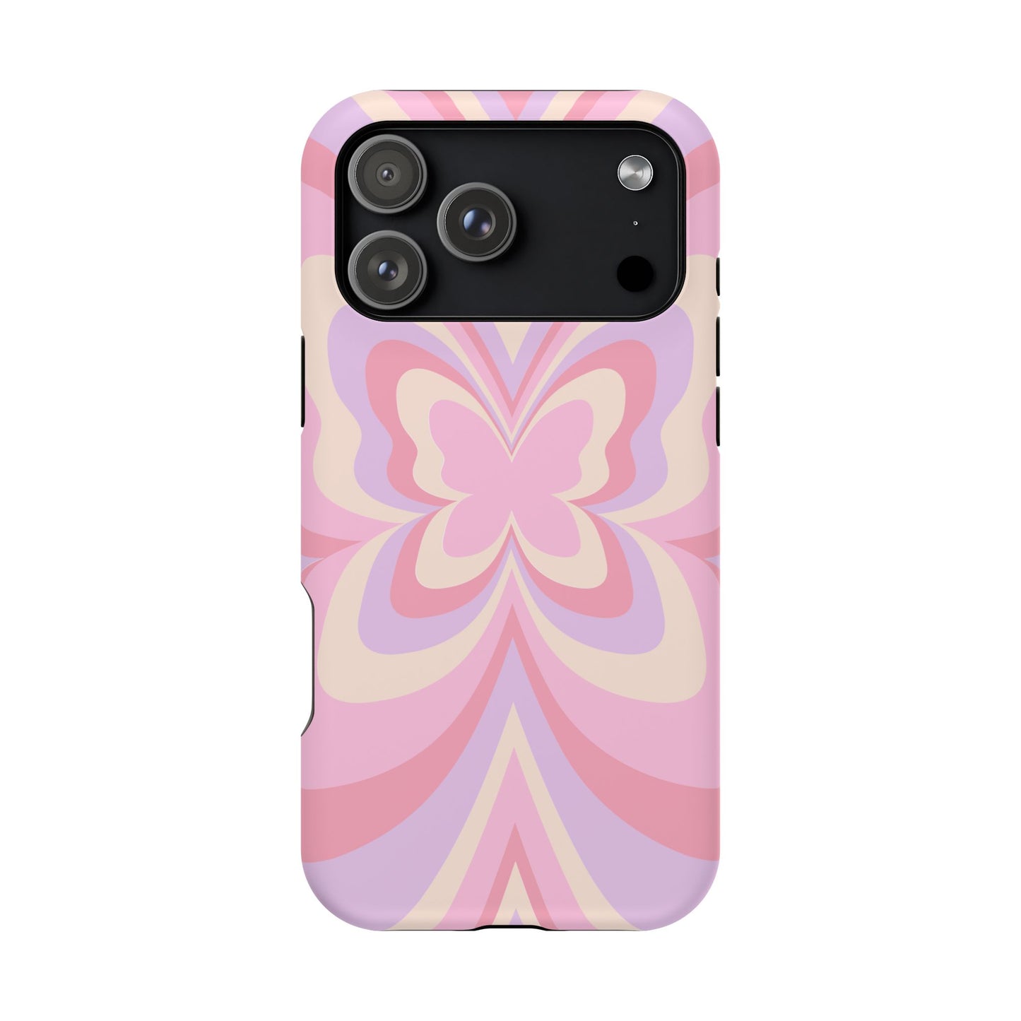 Pink Bow & Butterfly MagSafe iPhone® Case