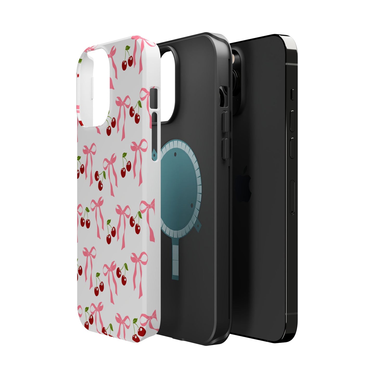 Pink Bows & Cherry MagSafe iPhone® Case