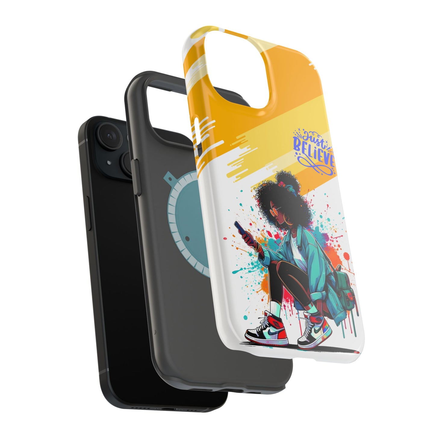 Black Girl Believe MagSafe iPhone® Case