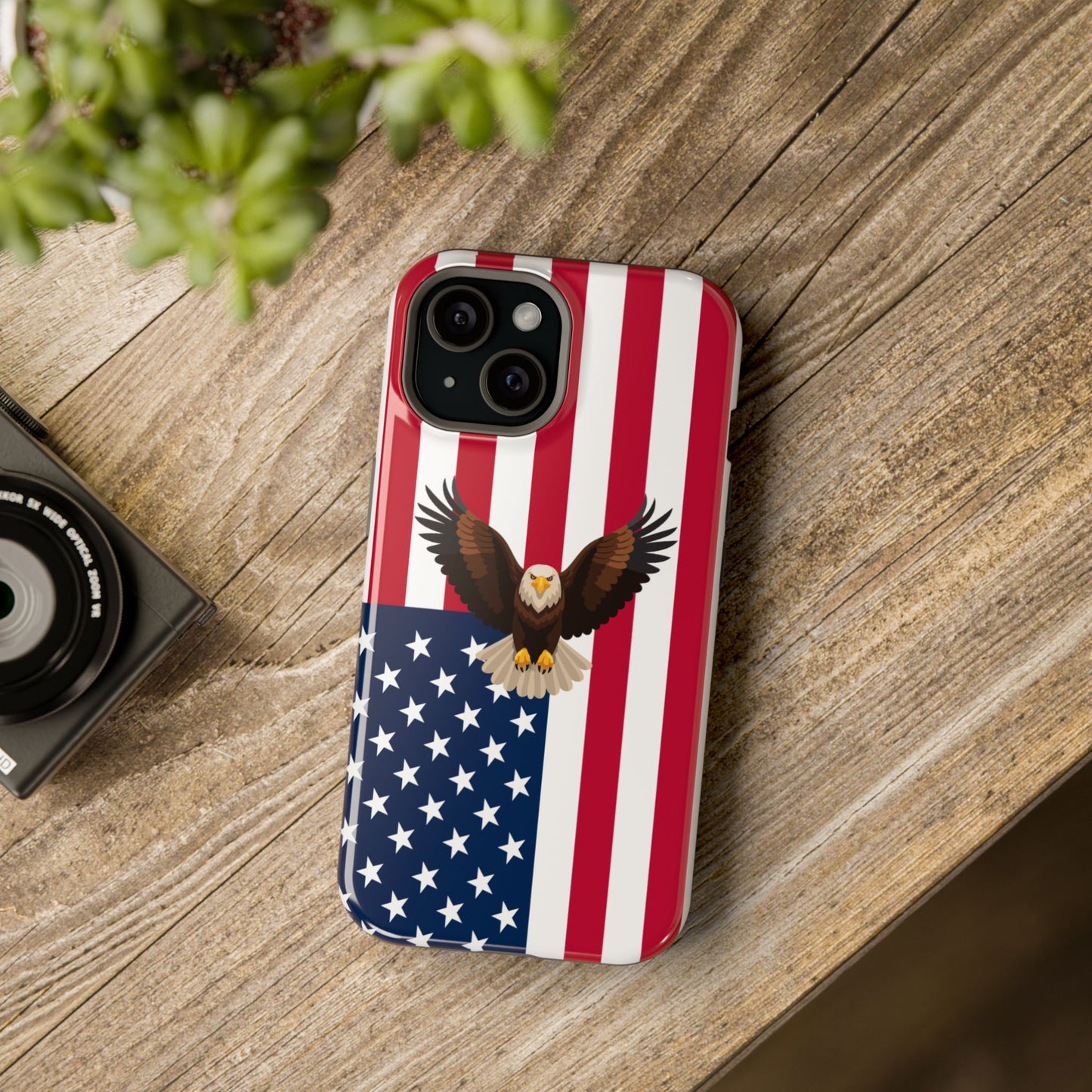 American Flag Magnetic Eagle Phone Case