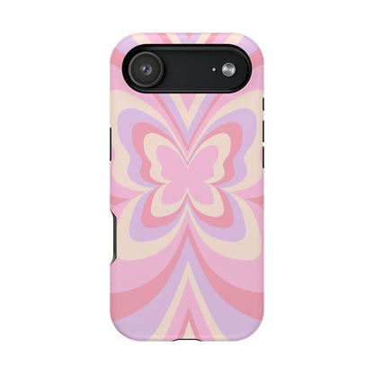 Pink Bow & Butterfly MagSafe iPhone® Case