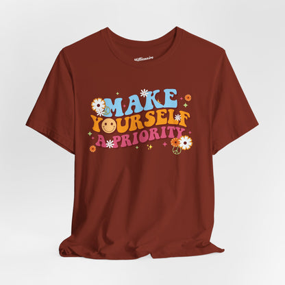 Make Yourself a Priority Soft Cotton Tee