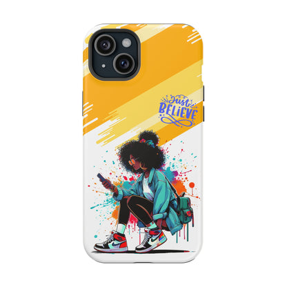 Black Girl Believe MagSafe iPhone® Case