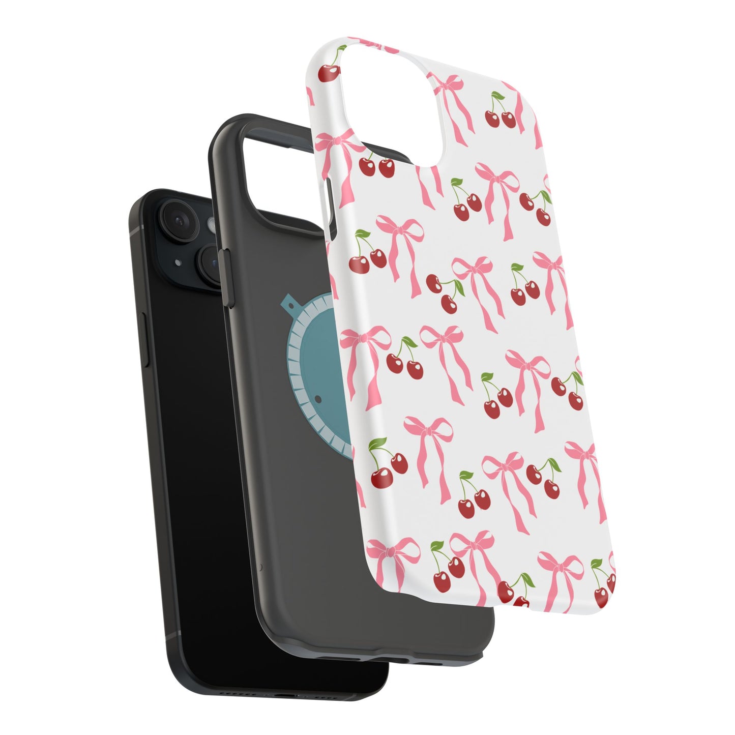 Pink Bows & Cherry MagSafe iPhone® Case
