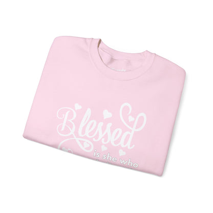 Blessed is She Unisex Crewneck Sweatshirt