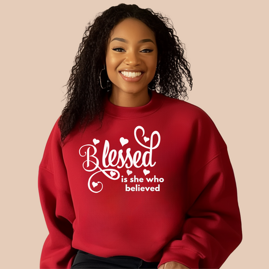 Blessed is She Unisex Crewneck Sweatshirt