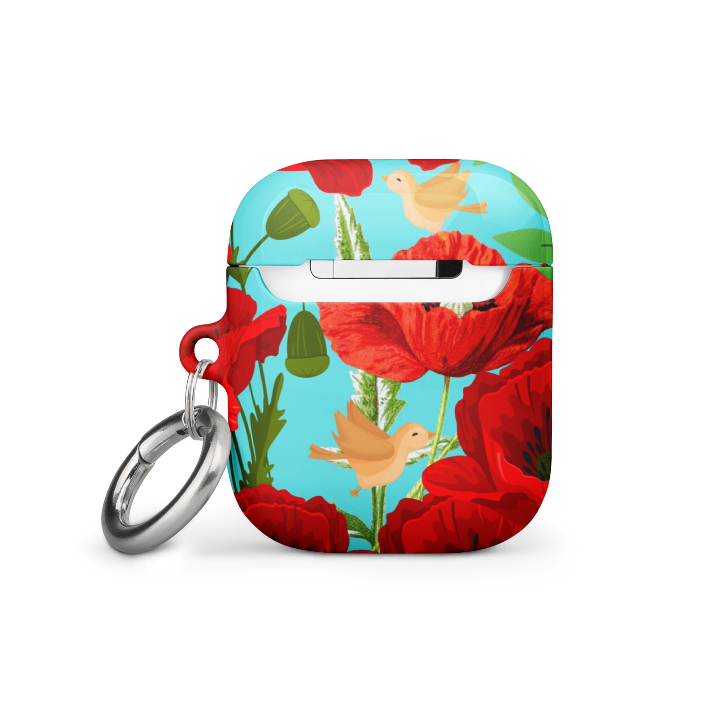 Red Poppy AirPods® Case