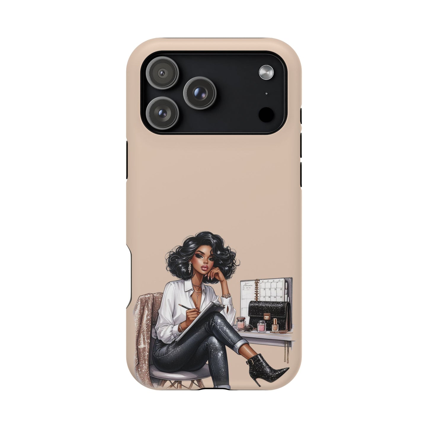 boss babe glitzy iphone cases