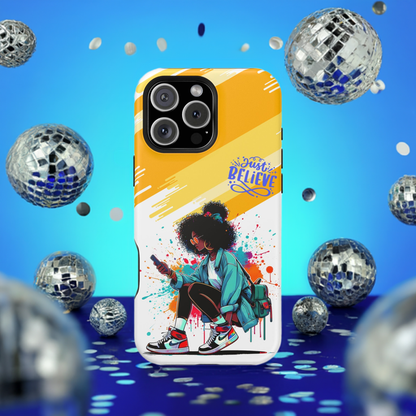 Black Girl Believe MagSafe iPhone® Case