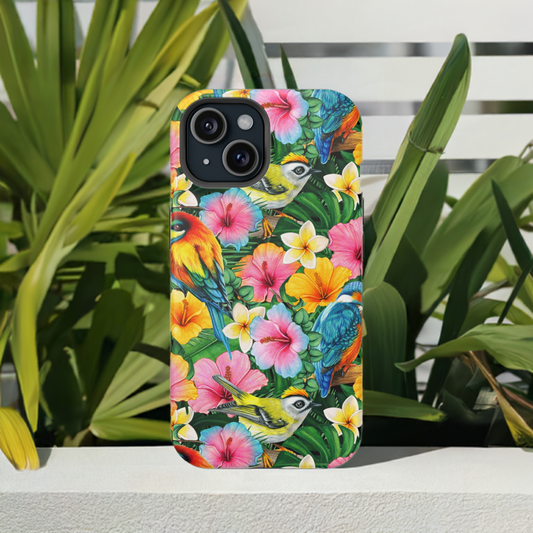 Tropical Birds MagSafe iPhone® Case