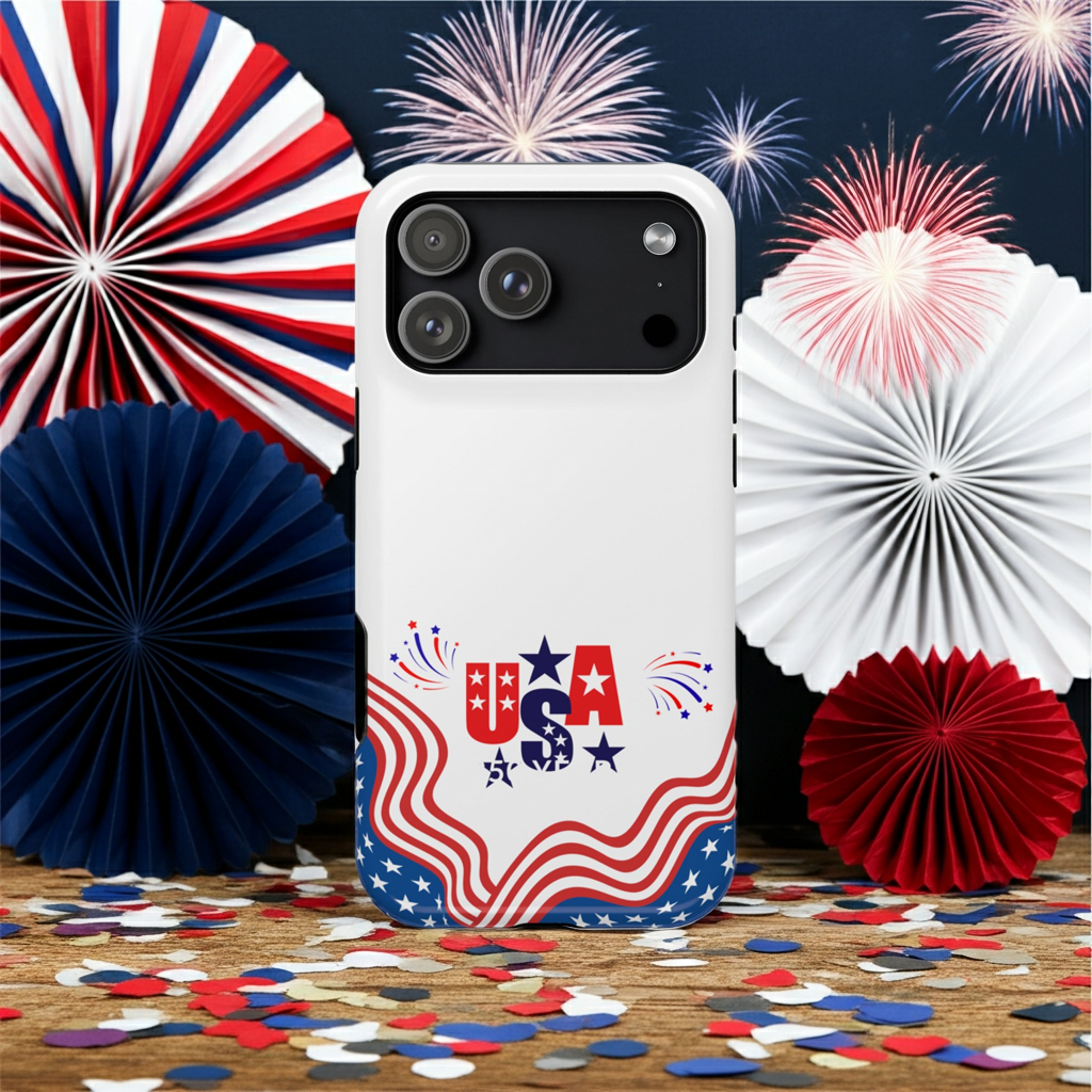 Patriotic Magnetic Phone Case 250 Years Anniversary USA Design