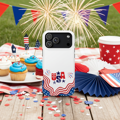 Patriotic Magnetic Phone Case 250 Years Anniversary USA Design